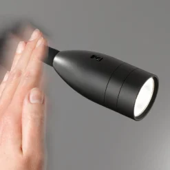 FISCHER & HONSEL Sten LED-vegglampe med bevegelsesstyring, svart Hot