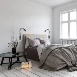 FISCHER & HONSEL Sten LED-vegglampe med bevegelsesstyring, svart Hot