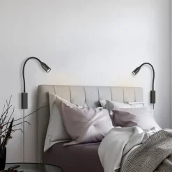 FISCHER & HONSEL Sten LED-vegglampe med bevegelsesstyring, svart Hot