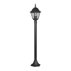 Trio Lighting Stibelysning Livenza, svart, høyde 100 cm, aluminium, IP44 Online