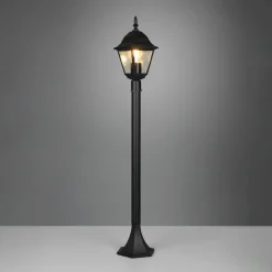 Trio Lighting Stibelysning Livenza, svart, høyde 100 cm, aluminium, IP44 Online