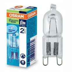 OSRAM Stiftpære Halopin G9 20W klar 2 000 timer Discount