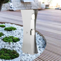 Ledino Stikkontaktsøyle Connect D4, stål| Strømsøyler