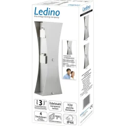 Ledino Stikkontaktsøyle Connect D4, stål| Strømsøyler