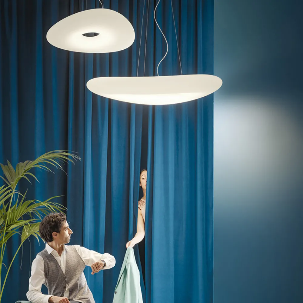 Stilnovo Mr Magoo LED-pendellampe, fase, Ø 52cm