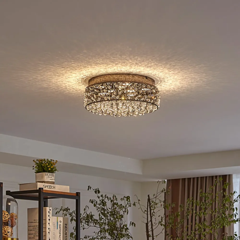 Lucande Strålende LED-taklampe Felias, rund form| Design- Og Hotellbelysning|Led-Innendørs