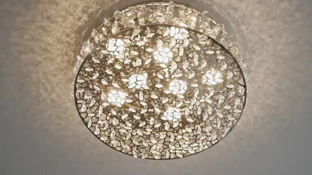 Lucande Strålende LED-taklampe Felias, rund form| Design- Og Hotellbelysning|Led-Innendørs