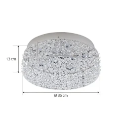 Lucande Strålende LED-taklampe Felias, rund form| Design- Og Hotellbelysning|Led-Innendørs