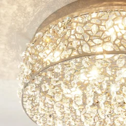 Lucande Strålende LED-taklampe Felias, rund form| Design- Og Hotellbelysning|Led-Innendørs