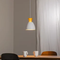 BEGA Studio Line 51277, hengelampe, hvit/messing, Ø 20 cm Best