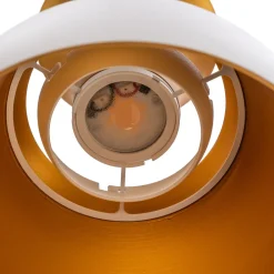 BEGA Studio Line 51277, hengelampe, hvit/messing, Ø 20 cm Best