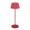 Reality Leuchten Suarez LED oppladbar bordlampe, rød, høyde 39 cm, metall, dimbar Hot