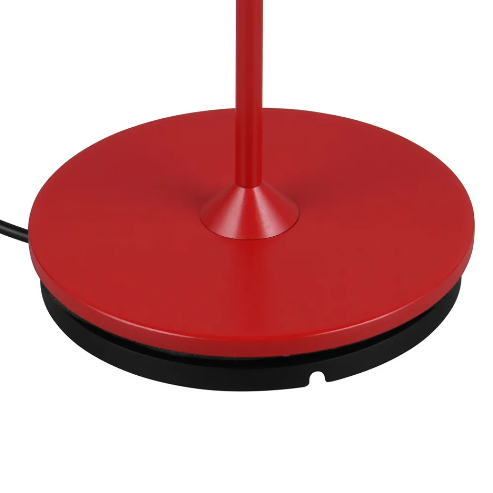 Reality Leuchten Suarez LED oppladbar bordlampe, rød, høyde 39 cm, metall, dimbar Hot