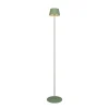 Reality Leuchten Suarez LED oppladbar gulvlampe, grønn, høyde 123 cm, metall| Terrassebelysning