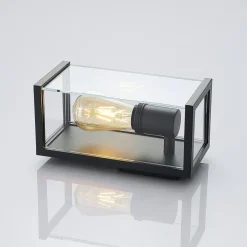 Lindby Susanne utendørs vegglampe, kantet, glassert, sett med 2 stk Best