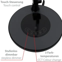 Briloner Svane LED-bordlampe, CCT, dimbar| Kontorbelysning|Bordlamper