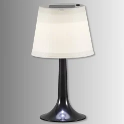 Konstsmide Svart solcelledrevet bordlampe Assisi Sitra m. LED Best