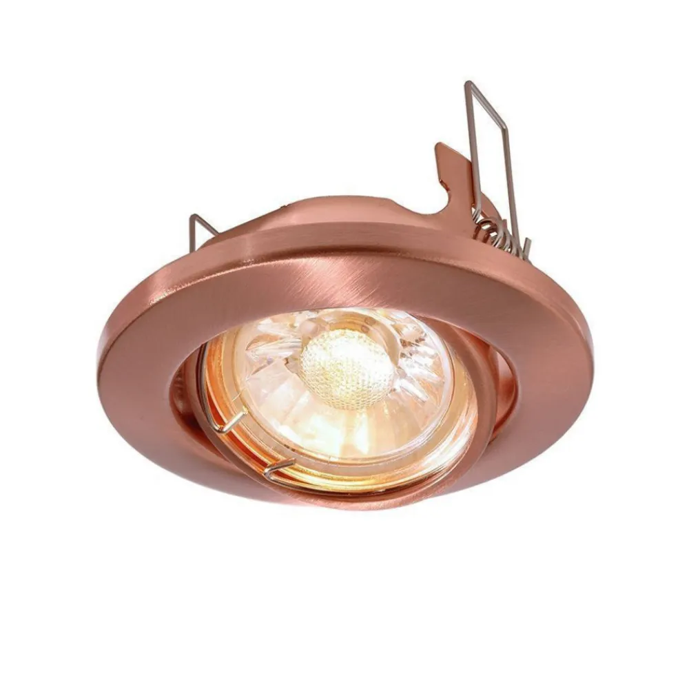 Deko-Light Svingbar 68er LV monteringsring i børstet kobber