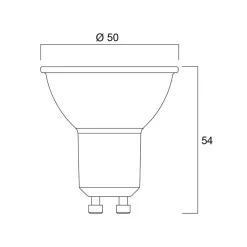 Sylvania LED-reflektorpære GU10 6W 4 000K 36° 620 lm glass Clearance