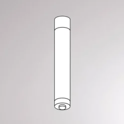 Molto Luce Takfeste for Volare-skinne, 7,1 cm, hvit Clearance