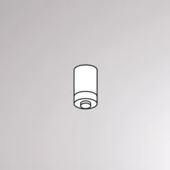 Molto Luce Takfeste for Volare-skinne, 1,5 cm, hvit| Skinnesystem