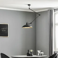 ALDEX Taklampe 808 justerbar 1 lyskilde svart/gull| Taklamper