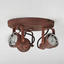 Brilliant Taklampe Bente rust rund 3 lyskilder New