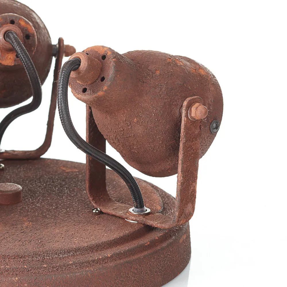 Brilliant Taklampe Bente rust rund 3 lyskilder New