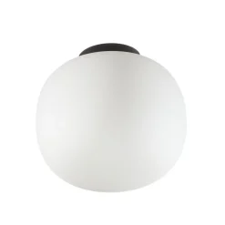 miloox by Sforzin Taklampe Bombo av melkeglass Ø 19 cm