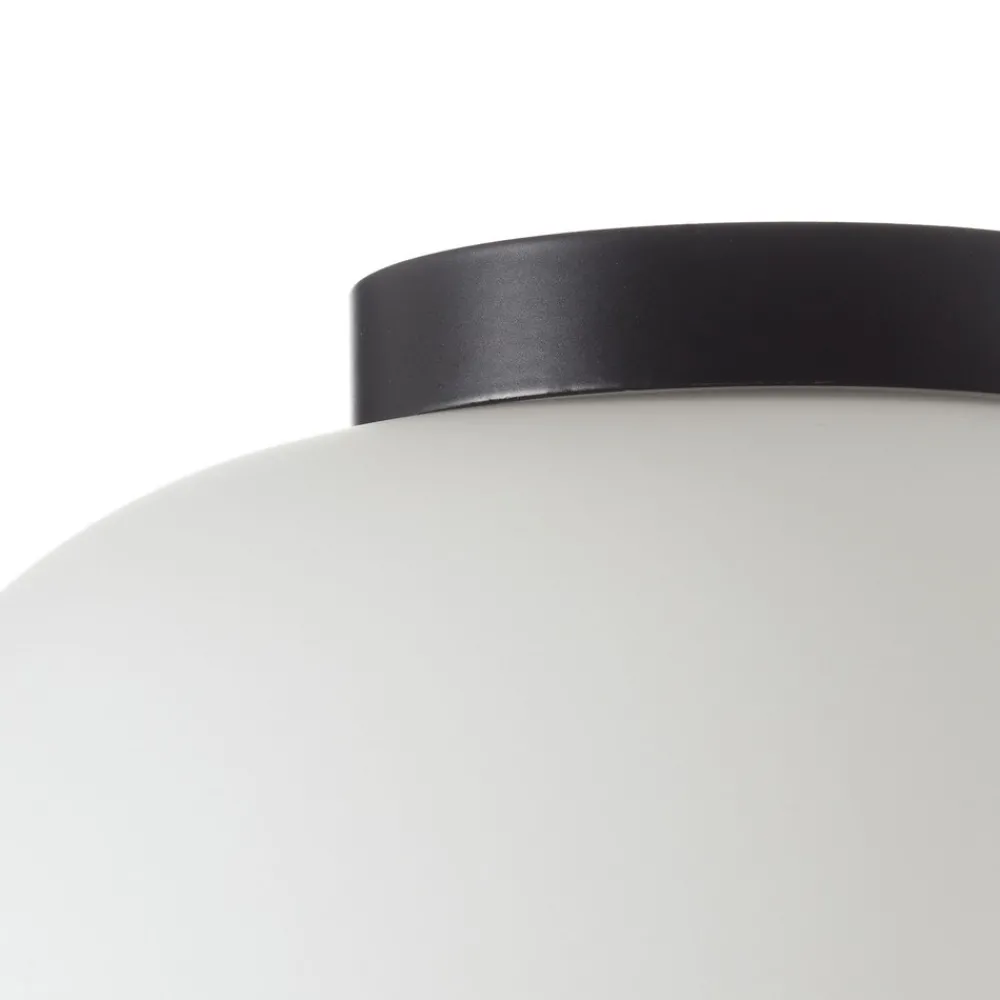 miloox by Sforzin Taklampe Bombo av melkeglass Ø 19 cm