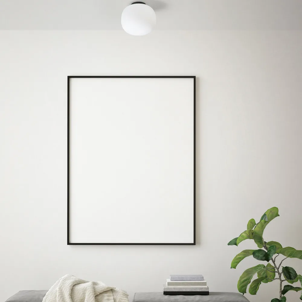 miloox by Sforzin Taklampe Bombo av melkeglass Ø 30 cm Sale