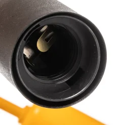 HELAM Taklampe Cambridge, 4 lyskilder, svart-oransje