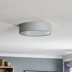 TEMAR LIGHTING Taklampe Cleo 300, Ø 30 cm grå| Design- Og Hotellbelysning|Taklamper