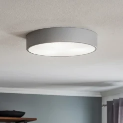 TEMAR LIGHTING Taklampe Cleo 400, Ø 40 cm grå Discount