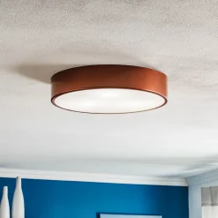 TEMAR LIGHTING Taklampe Cleo 400, Ø 40 cm kobber Clearance