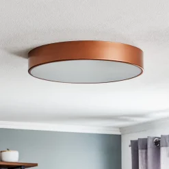 TEMAR LIGHTING Taklampe Cleo 500, Ø 50 cm kobber| Design- Og Hotellbelysning|Taklamper