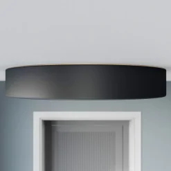 TEMAR LIGHTING Taklampe Cleo, Ø 50 cm, IP20, svart, metall, E27 Outlet