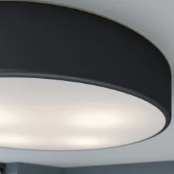 TEMAR LIGHTING Taklampe Cleo, Ø 50 cm, IP20, svart, metall, E27 Outlet