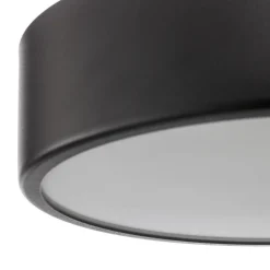 TEMAR LIGHTING Taklampe Cleo, Ø 30 cm, IP20, svart, metall, E27 Online