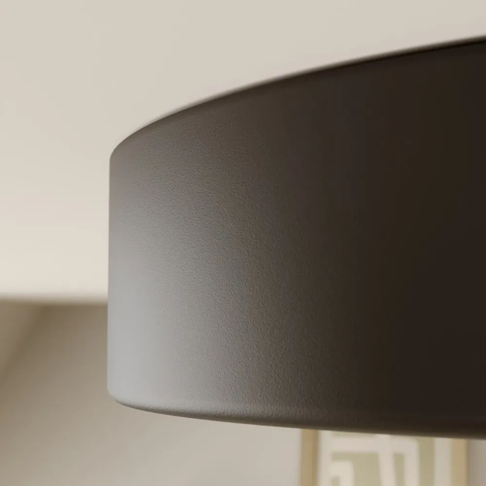 TEMAR LIGHTING Taklampe Cleo, Ø 40 cm, IP20, svart, metall, E27| Design- Og Hotellbelysning|Taklamper