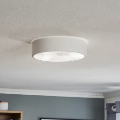 TEMAR LIGHTING Taklampe Cleo 300, IP54, Ø 30 cm hvit Sale