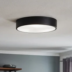 TEMAR LIGHTING Taklampe Cleo 400, IP54, Ø 40 cm svart| Design- Og Hotellbelysning|Taklamper