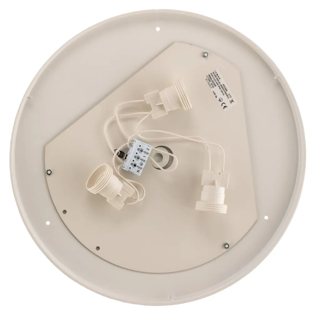 TEMAR LIGHTING Taklampe Cleo 400, IP54, Ø 40 cm svart| Design- Og Hotellbelysning|Taklamper