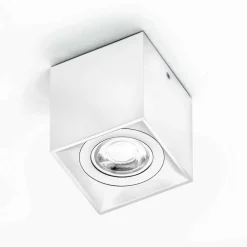 Milan Iluminación Taklampe Dau Spot med terningform hvit Hot