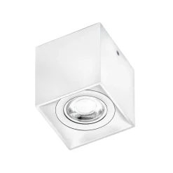 Milan Iluminación Taklampe Dau Spot med terningform hvit Hot