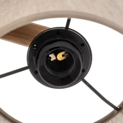 TK Lighting Taklampe Deva, tekstil, 3 lyskilder Best