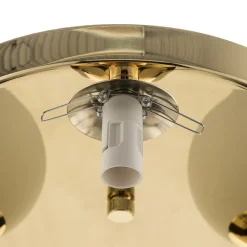 Argon Taklampe Fatis Opalglas/messing 3 lyskilder rund Clearance