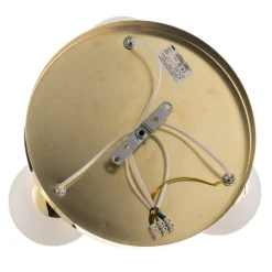 Argon Taklampe Fatis Opalglas/messing 3 lyskilder rund Clearance