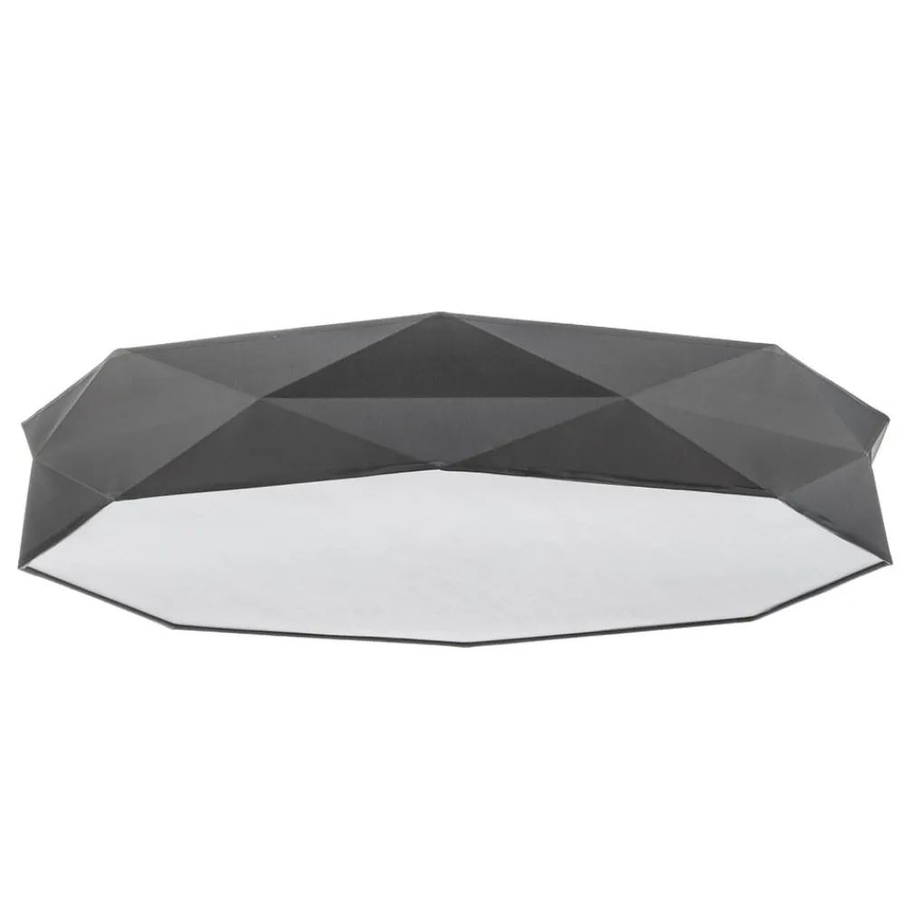 TK Lighting Taklampe Kantoor New, Ø 88 cm, grå| Taklamper