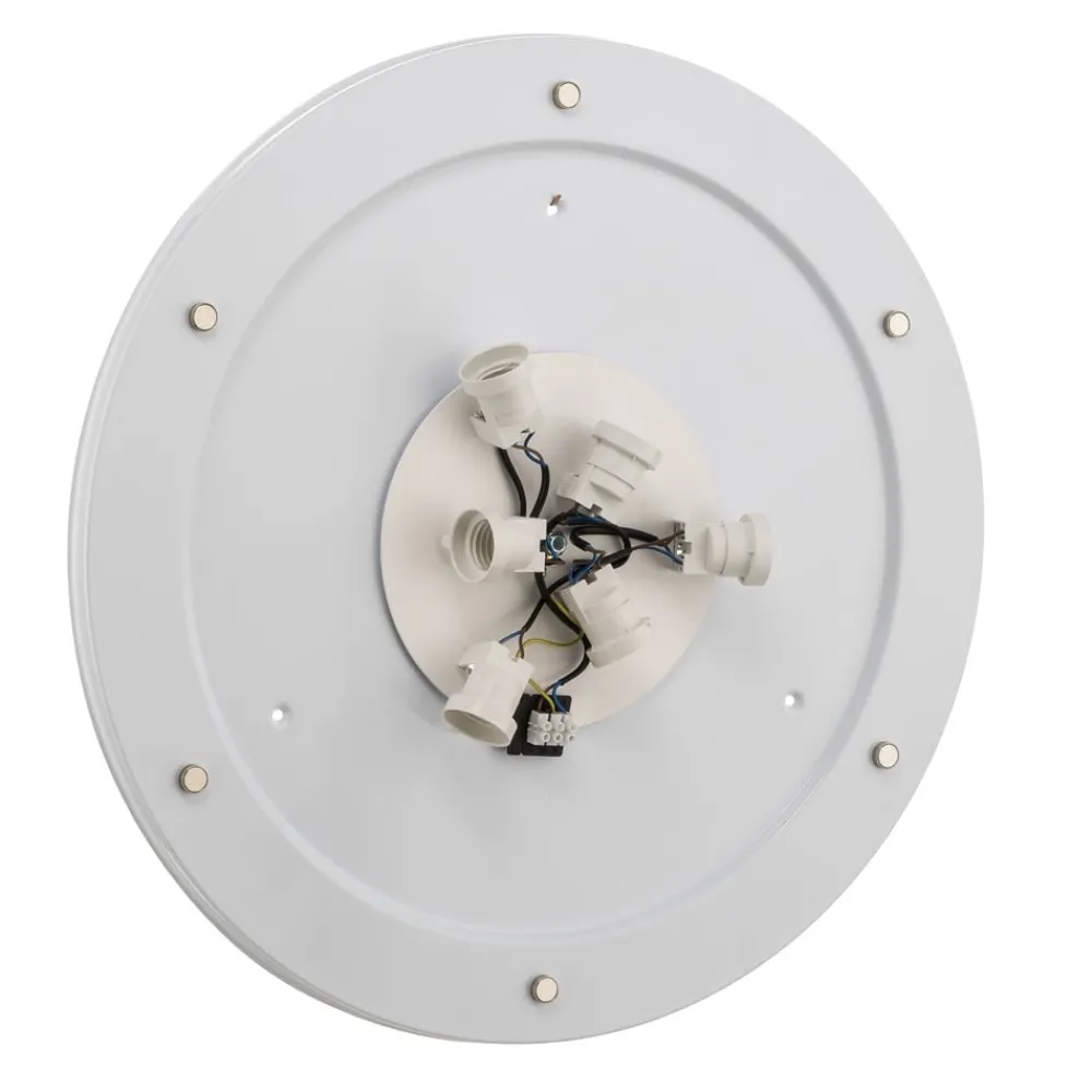 TK Lighting Taklampe Kantoor New, Ø 88 cm, grå| Taklamper